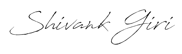 Turn your name Shivank Giri into a signature brand with Antro_Vectra styling. Download in standard PNG or transparent format anytime. Shivank Giri signature style 6 images and pictures png