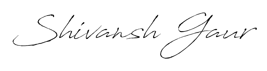 The Antro_Vectra signature style provides a bold statement for name Shivansh Gaur. Designed for business owners, executives, and leaders. Shivansh Gaur signature style 6 images and pictures png