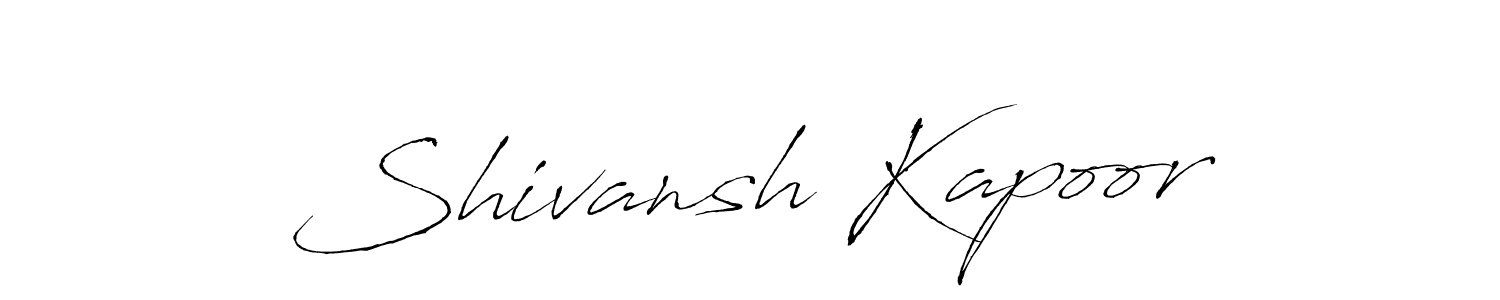 You can use this online signature creator to create a handwritten signature for the name Shivansh Kapoor. This is the best online autograph maker. Shivansh Kapoor signature style 6 images and pictures png