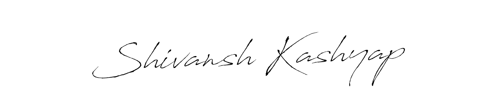 It looks lik you need a new signature style for name Shivansh Kashyap. Design unique handwritten (Antro_Vectra) signature with our free signature maker in just a few clicks. Shivansh Kashyap signature style 6 images and pictures png
