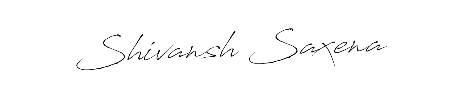Use a signature maker to create a handwritten signature online. With this signature software, you can design (Antro_Vectra) your own signature for name Shivansh Saxena. Shivansh Saxena signature style 6 images and pictures png