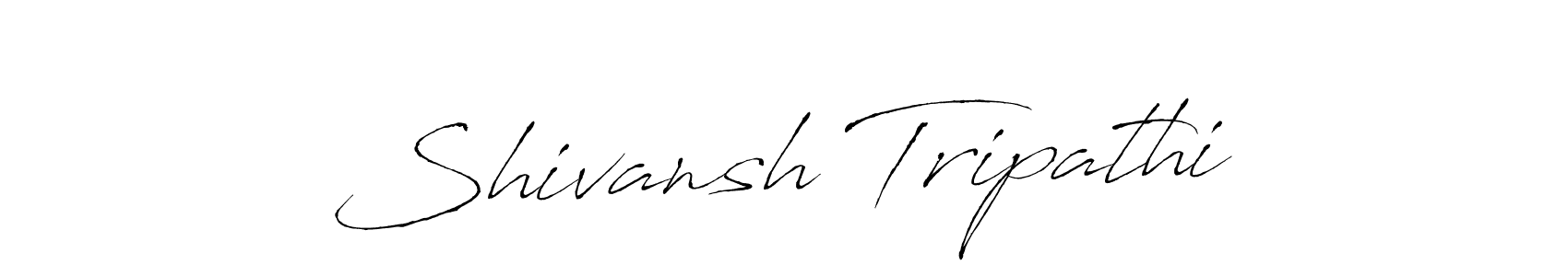 How to make Shivansh Tripathi signature? Antro_Vectra is a professional autograph style. Create handwritten signature for Shivansh Tripathi name. Shivansh Tripathi signature style 6 images and pictures png