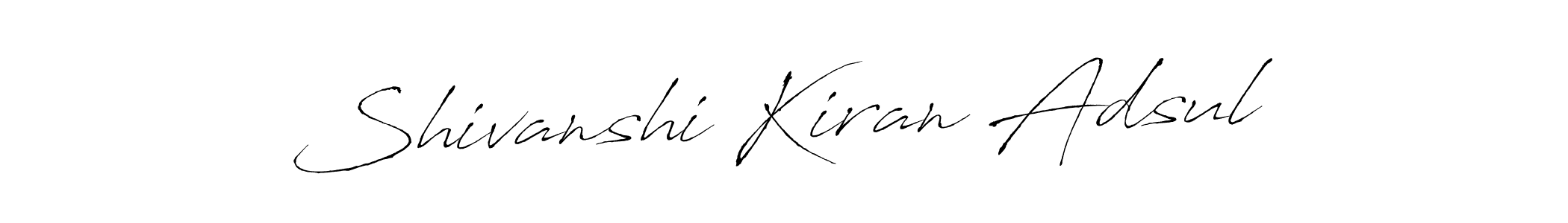 if you are searching for the best signature style for your name Shivanshi Kiran Adsul. so please give up your signature search. here we have designed multiple signature styles  using Antro_Vectra. Shivanshi Kiran Adsul signature style 6 images and pictures png