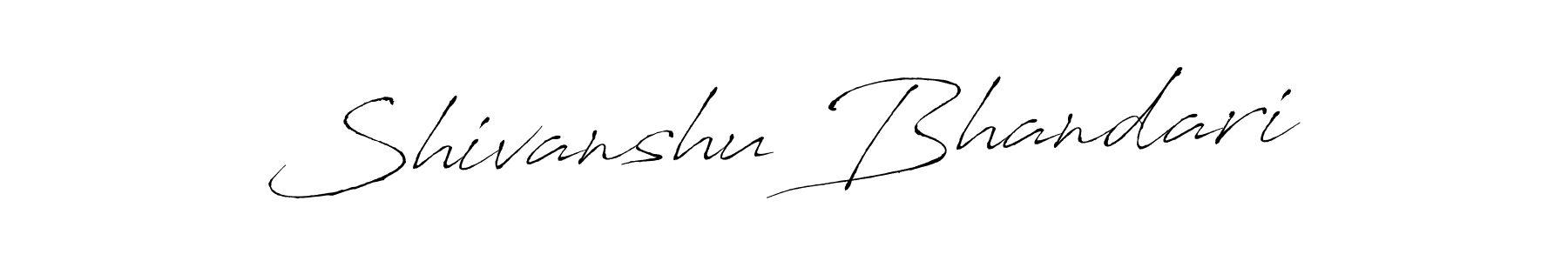 Antro_Vectra is a professional signature style that is perfect for those who want to add a touch of class to their signature. It is also a great choice for those who want to make their signature more unique. Get Shivanshu Bhandari name to fancy signature for free. Shivanshu Bhandari signature style 6 images and pictures png