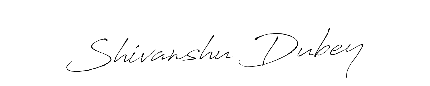 Make a beautiful signature design for name Shivanshu Dubey. With this signature (Antro_Vectra) style, you can create a handwritten signature for free. Shivanshu Dubey signature style 6 images and pictures png