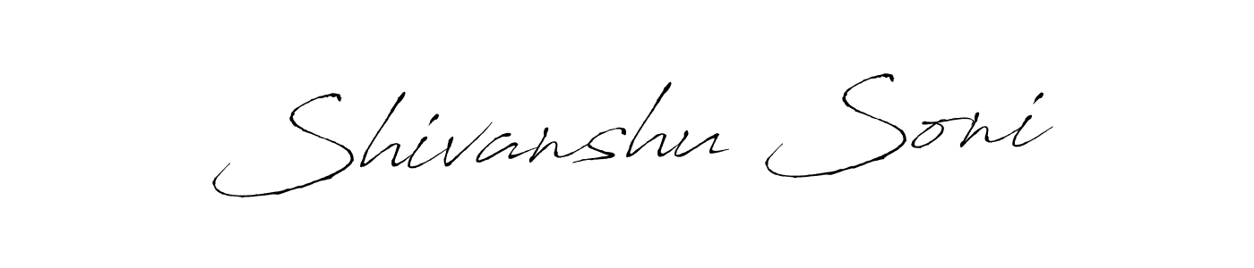 Use a signature maker to create a handwritten signature online. With this signature software, you can design (Antro_Vectra) your own signature for name Shivanshu Soni. Shivanshu Soni signature style 6 images and pictures png