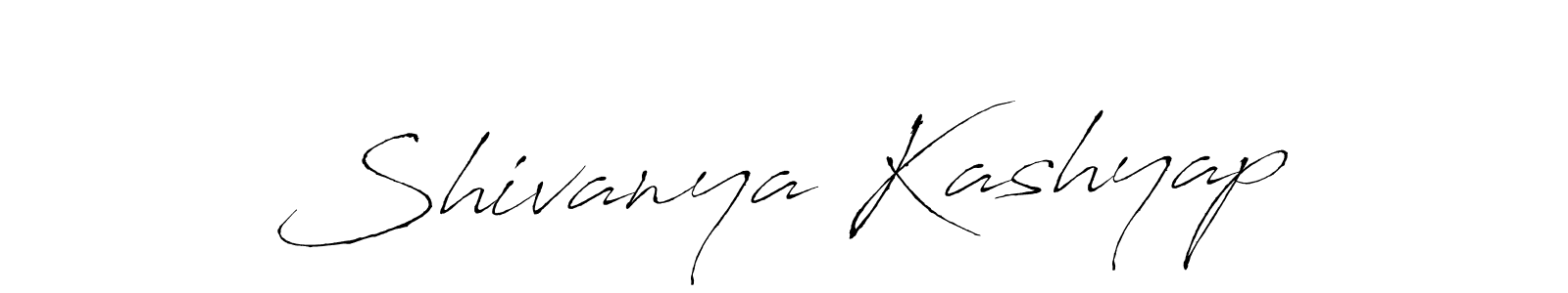 It looks lik you need a new signature style for name Shivanya Kashyap. Design unique handwritten (Antro_Vectra) signature with our free signature maker in just a few clicks. Shivanya Kashyap signature style 6 images and pictures png