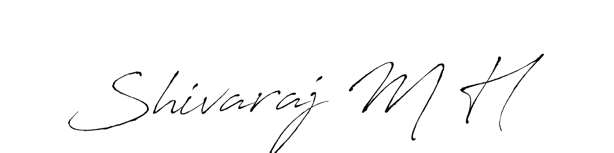 Shivaraj M H stylish signature style. Best Handwritten Sign (Antro_Vectra) for my name. Handwritten Signature Collection Ideas for my name Shivaraj M H. Shivaraj M H signature style 6 images and pictures png