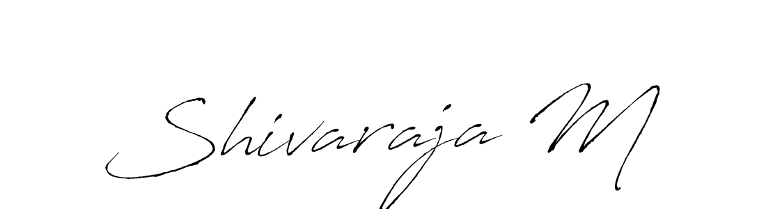 How to make Shivaraja M name signature. Use Antro_Vectra style for creating short signs online. This is the latest handwritten sign. Shivaraja M signature style 6 images and pictures png