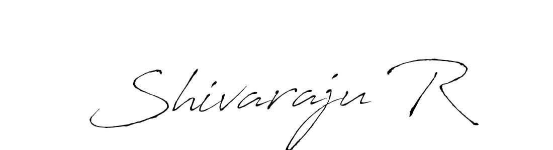 Design your own signature with our free online signature maker. With this signature software, you can create a handwritten (Antro_Vectra) signature for name Shivaraju R. Shivaraju R signature style 6 images and pictures png