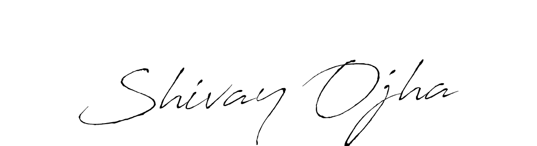 Make a beautiful signature design for name Shivay Ojha. With this signature (Antro_Vectra) style, you can create a handwritten signature for free. Shivay Ojha signature style 6 images and pictures png