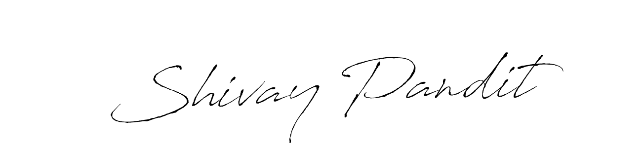Also we have Shivay Pandit name is the best signature style. Create professional handwritten signature collection using Antro_Vectra autograph style. Shivay Pandit signature style 6 images and pictures png