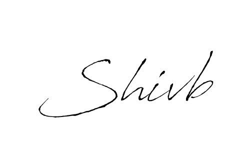 Create a beautiful signature design for name Shivb. With this signature (Antro_Vectra) fonts, you can make a handwritten signature for free. Shivb signature style 6 images and pictures png