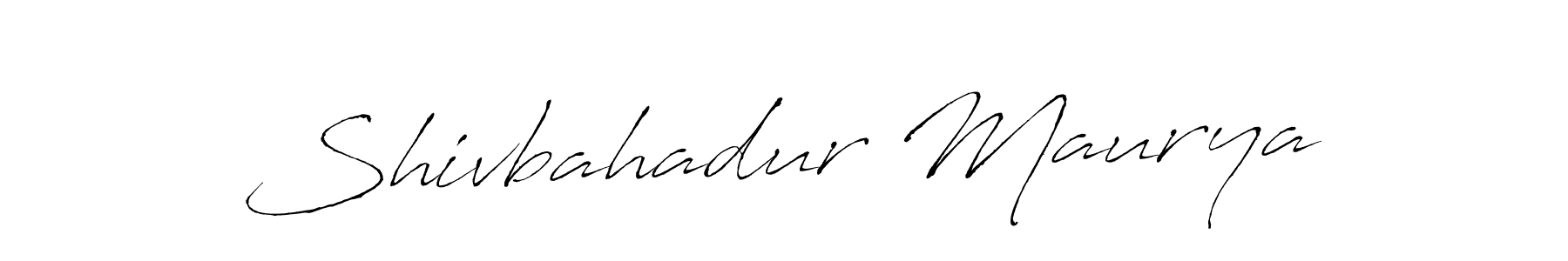 Make a beautiful signature design for name Shivbahadur Maurya. With this signature (Antro_Vectra) style, you can create a handwritten signature for free. Shivbahadur Maurya signature style 6 images and pictures png