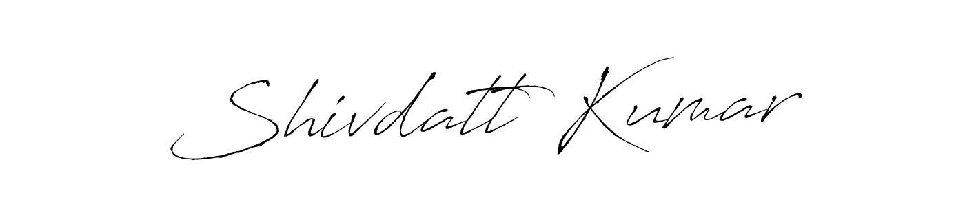 How to make Shivdatt Kumar signature? Antro_Vectra is a professional autograph style. Create handwritten signature for Shivdatt Kumar name. Shivdatt Kumar signature style 6 images and pictures png