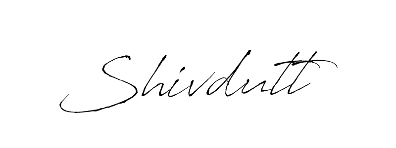 Shivdutt stylish signature style. Best Handwritten Sign (Antro_Vectra) for my name. Handwritten Signature Collection Ideas for my name Shivdutt. Shivdutt signature style 6 images and pictures png