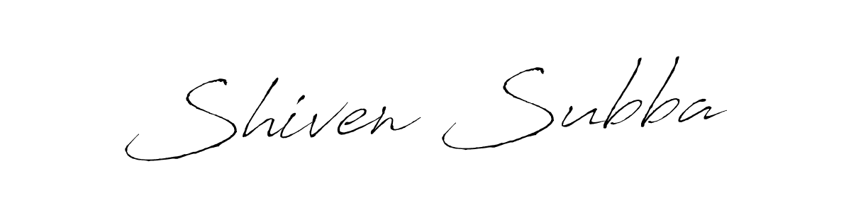 Also we have Shiven Subba name is the best signature style. Create professional handwritten signature collection using Antro_Vectra autograph style. Shiven Subba signature style 6 images and pictures png