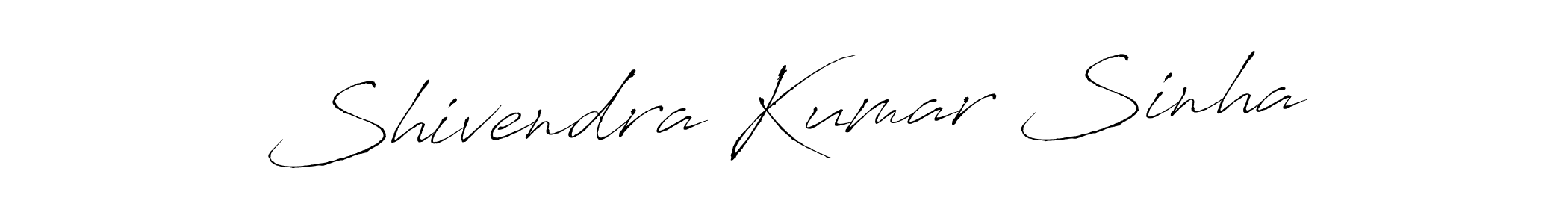 How to make Shivendra Kumar Sinha name signature. Use Antro_Vectra style for creating short signs online. This is the latest handwritten sign. Shivendra Kumar Sinha signature style 6 images and pictures png