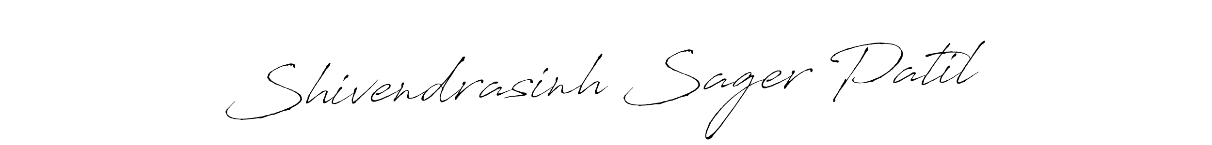 Create a beautiful signature design for name Shivendrasinh Sager Patil. With this signature (Antro_Vectra) fonts, you can make a handwritten signature for free. Shivendrasinh Sager Patil signature style 6 images and pictures png