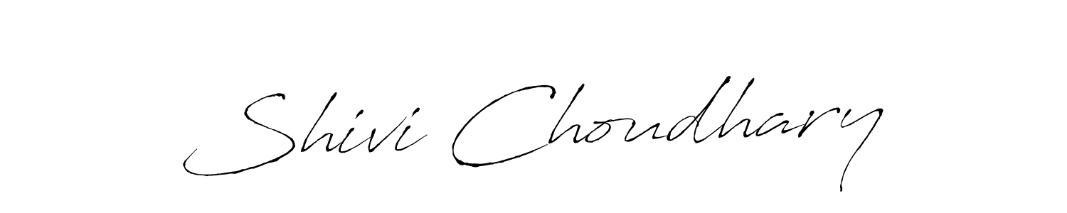 Design your own signature with our free online signature maker. With this signature software, you can create a handwritten (Antro_Vectra) signature for name Shivi Choudhary. Shivi Choudhary signature style 6 images and pictures png