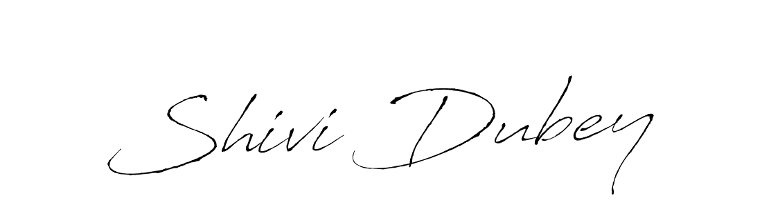 Design your own signature with our free online signature maker. With this signature software, you can create a handwritten (Antro_Vectra) signature for name Shivi Dubey. Shivi Dubey signature style 6 images and pictures png