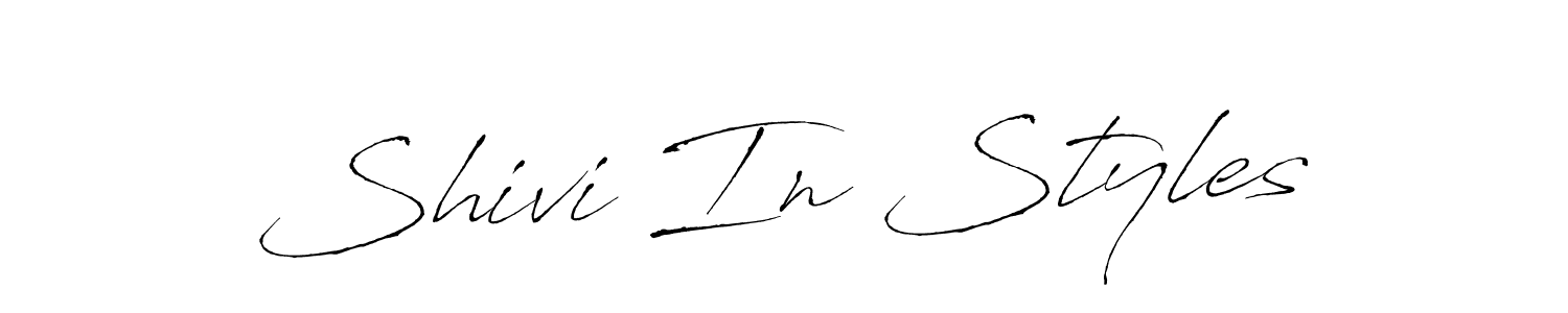 Make a beautiful signature design for name Shivi In Styles. With this signature (Antro_Vectra) style, you can create a handwritten signature for free. Shivi In Styles signature style 6 images and pictures png