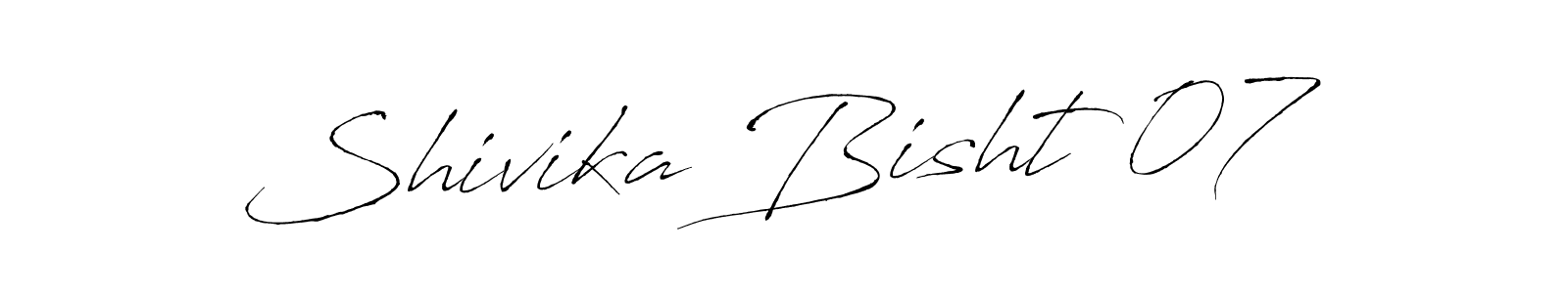 It looks lik you need a new signature style for name Shivika Bisht 07. Design unique handwritten (Antro_Vectra) signature with our free signature maker in just a few clicks. Shivika Bisht 07 signature style 6 images and pictures png