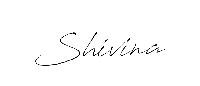 The best way (Antro_Vectra) to make a short signature is to pick only two or three words in your name. The name Shivina include a total of six letters. For converting this name. Shivina signature style 6 images and pictures png