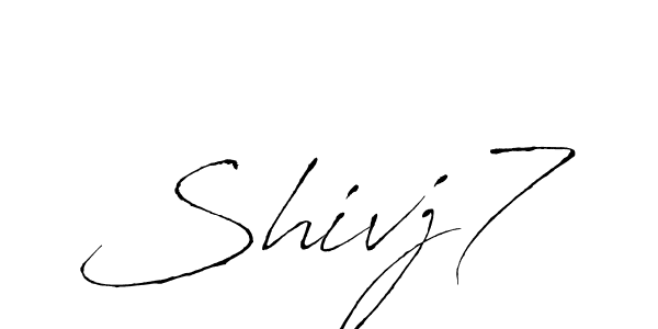 You should practise on your own different ways (Antro_Vectra) to write your name (Shivj7) in signature. don't let someone else do it for you. Shivj7 signature style 6 images and pictures png
