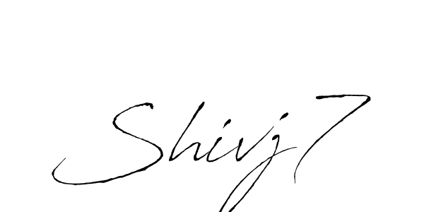 if you are searching for the best signature style for your name Shivj7. so please give up your signature search. here we have designed multiple signature styles  using Antro_Vectra. Shivj7 signature style 6 images and pictures png