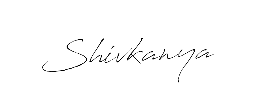 Use a signature maker to create a handwritten signature online. With this signature software, you can design (Antro_Vectra) your own signature for name Shivkanya. Shivkanya signature style 6 images and pictures png