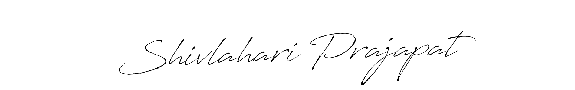 Create a beautiful signature design for name Shivlahari Prajapat. With this signature (Antro_Vectra) fonts, you can make a handwritten signature for free. Shivlahari Prajapat signature style 6 images and pictures png