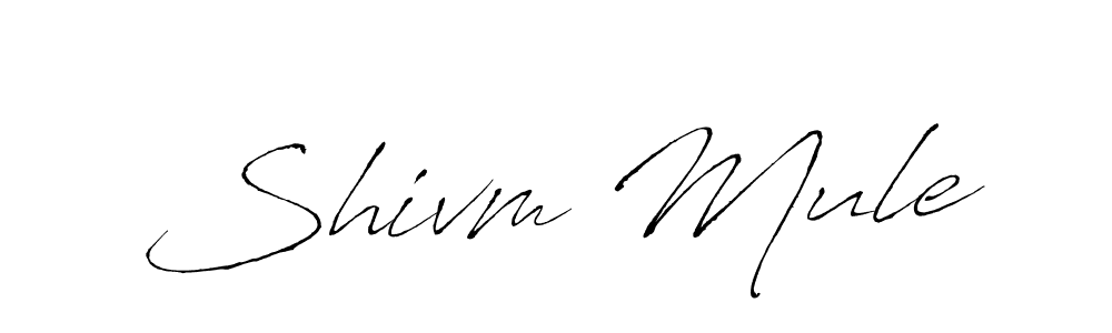Shivm Mule stylish signature style. Best Handwritten Sign (Antro_Vectra) for my name. Handwritten Signature Collection Ideas for my name Shivm Mule. Shivm Mule signature style 6 images and pictures png
