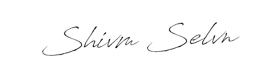 Use a signature maker to create a handwritten signature online. With this signature software, you can design (Antro_Vectra) your own signature for name Shivm Selvn. Shivm Selvn signature style 6 images and pictures png