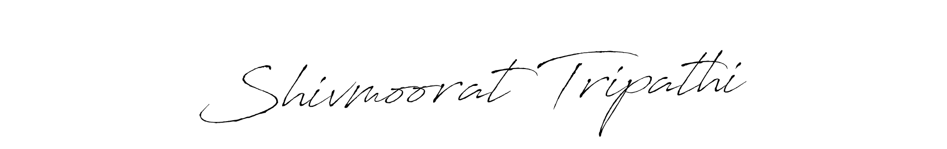 How to make Shivmoorat Tripathi name signature. Use Antro_Vectra style for creating short signs online. This is the latest handwritten sign. Shivmoorat Tripathi signature style 6 images and pictures png