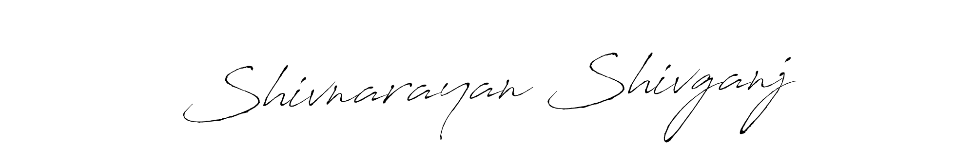 Use a signature maker to create a handwritten signature online. With this signature software, you can design (Antro_Vectra) your own signature for name Shivnarayan Shivganj. Shivnarayan Shivganj signature style 6 images and pictures png