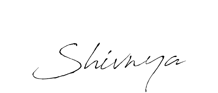 How to make Shivnya signature? Antro_Vectra is a professional autograph style. Create handwritten signature for Shivnya name. Shivnya signature style 6 images and pictures png