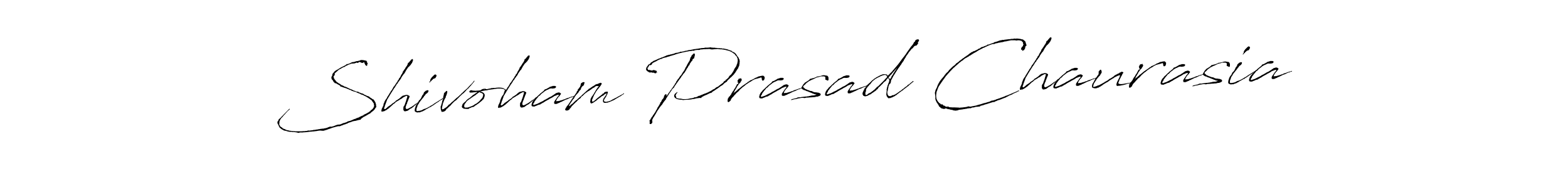 Use a signature maker to create a handwritten signature online. With this signature software, you can design (Antro_Vectra) your own signature for name Shivoham Prasad Chaurasia. Shivoham Prasad Chaurasia signature style 6 images and pictures png