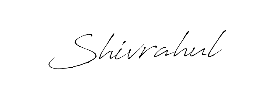 How to make Shivrahul signature? Antro_Vectra is a professional autograph style. Create handwritten signature for Shivrahul name. Shivrahul signature style 6 images and pictures png