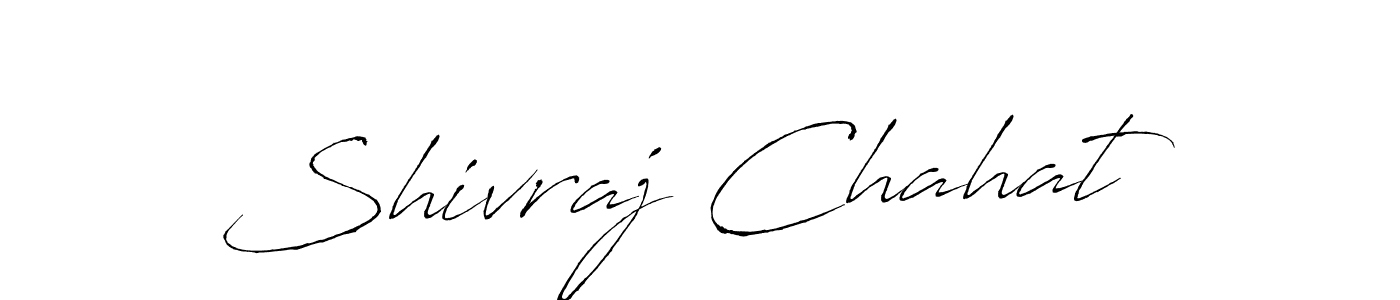 Design your own signature with our free online signature maker. With this signature software, you can create a handwritten (Antro_Vectra) signature for name Shivraj Chahat. Shivraj Chahat signature style 6 images and pictures png