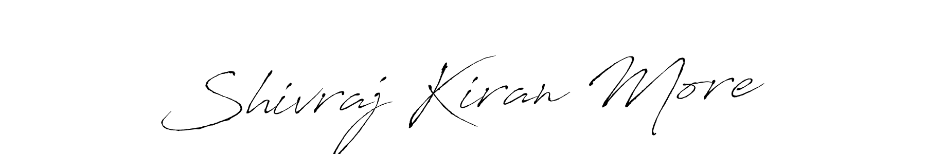 How to make Shivraj Kiran More name signature. Use Antro_Vectra style for creating short signs online. This is the latest handwritten sign. Shivraj Kiran More signature style 6 images and pictures png