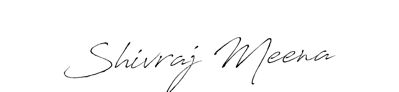 Make a beautiful signature design for name Shivraj Meena. With this signature (Antro_Vectra) style, you can create a handwritten signature for free. Shivraj Meena signature style 6 images and pictures png