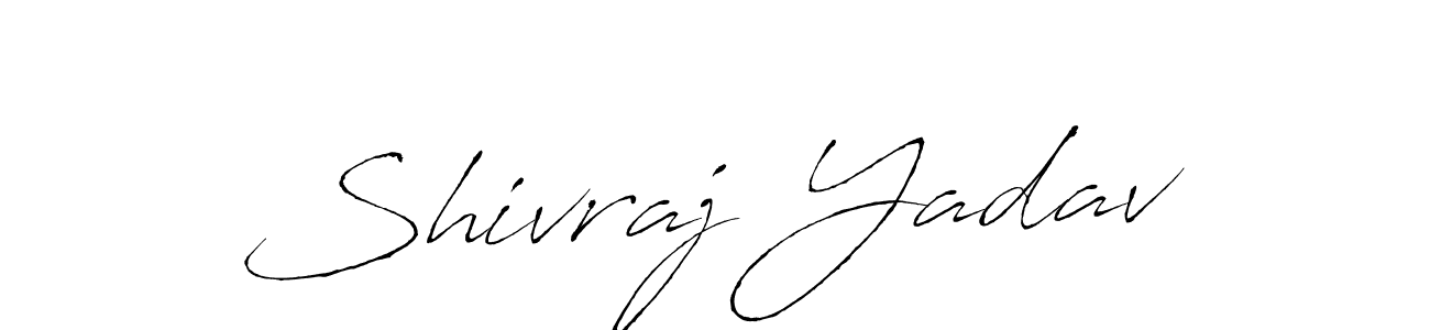 Make a beautiful signature design for name Shivraj Yadav. With this signature (Antro_Vectra) style, you can create a handwritten signature for free. Shivraj Yadav signature style 6 images and pictures png
