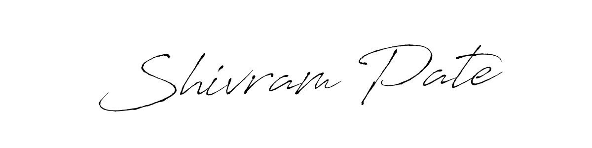 How to make Shivram Pate name signature. Use Antro_Vectra style for creating short signs online. This is the latest handwritten sign. Shivram Pate signature style 6 images and pictures png