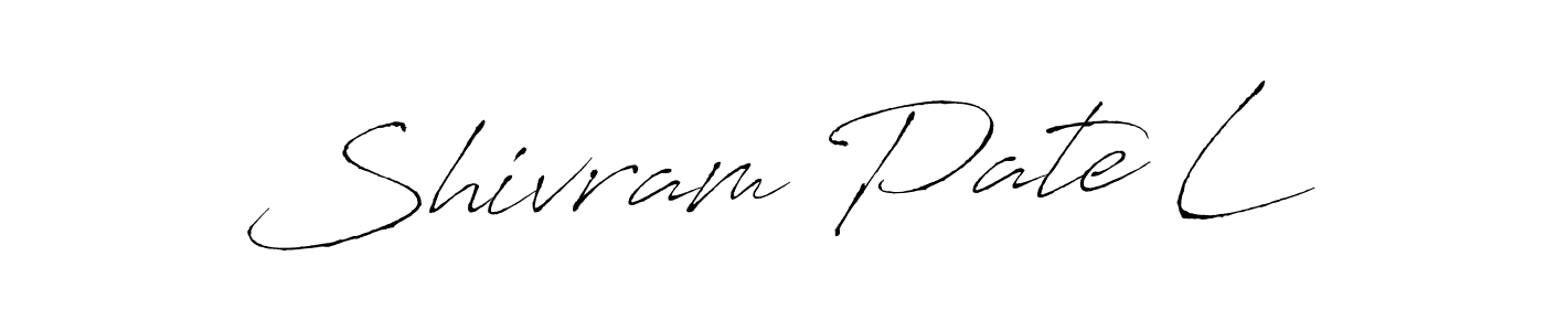 You should practise on your own different ways (Antro_Vectra) to write your name (Shivram Pate L) in signature. don't let someone else do it for you. Shivram Pate L signature style 6 images and pictures png