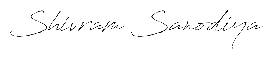 Antro_Vectra is a professional signature style that is perfect for those who want to add a touch of class to their signature. Get Shivram Sanodiya name fancy signature for free. Shivram Sanodiya signature style 6 images and pictures png