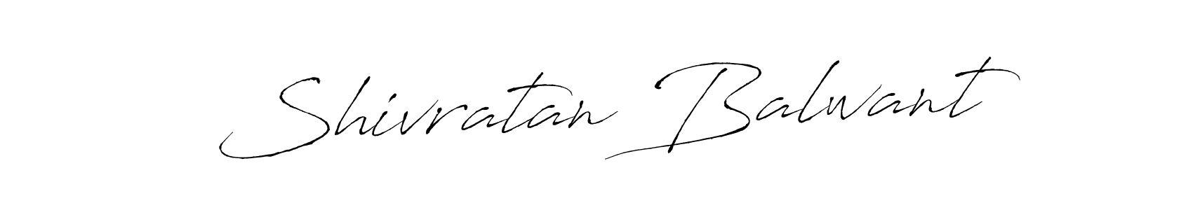 Design your own signature with our free online signature maker. With this signature software, you can create a handwritten (Antro_Vectra) signature for name Shivratan Balwant. Shivratan Balwant signature style 6 images and pictures png