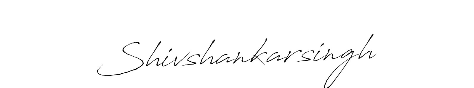 Create a beautiful signature design for name Shivshankarsingh. With this signature (Antro_Vectra) fonts, you can make a handwritten signature for free. Shivshankarsingh signature style 6 images and pictures png