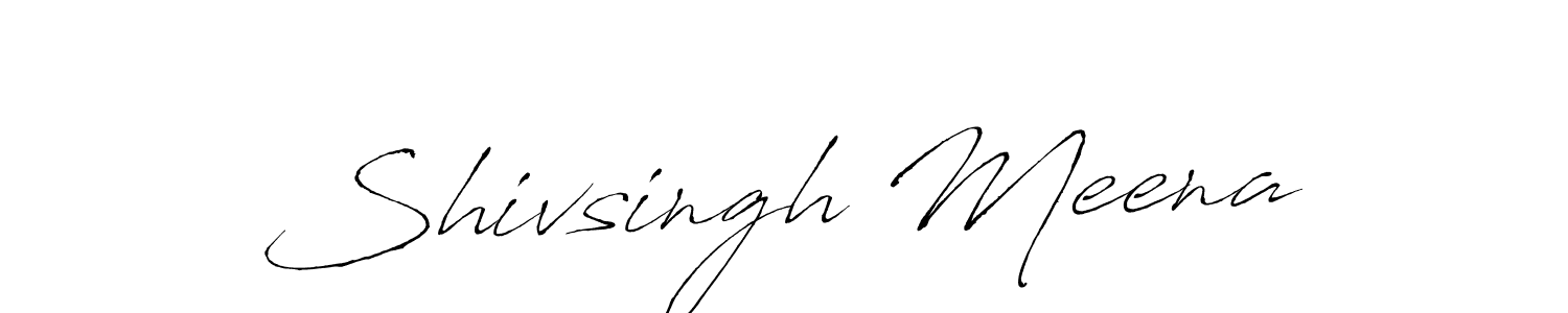 Use a signature maker to create a handwritten signature online. With this signature software, you can design (Antro_Vectra) your own signature for name Shivsingh Meena. Shivsingh Meena signature style 6 images and pictures png