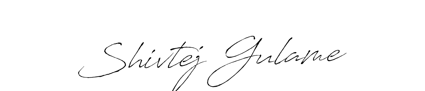 The best way (Antro_Vectra) to make a short signature is to pick only two or three words in your name. The name Shivtej Gulame include a total of six letters. For converting this name. Shivtej Gulame signature style 6 images and pictures png